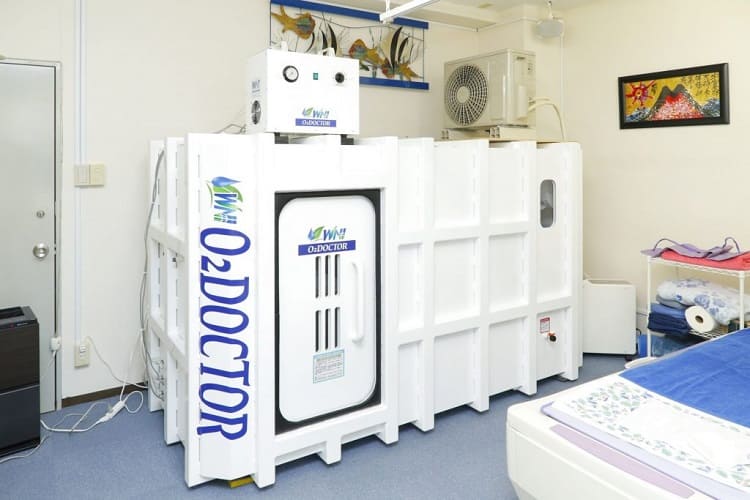 特大高圧酸素カプセル（ボックス）は福岡市西区のしばた整骨院だけ