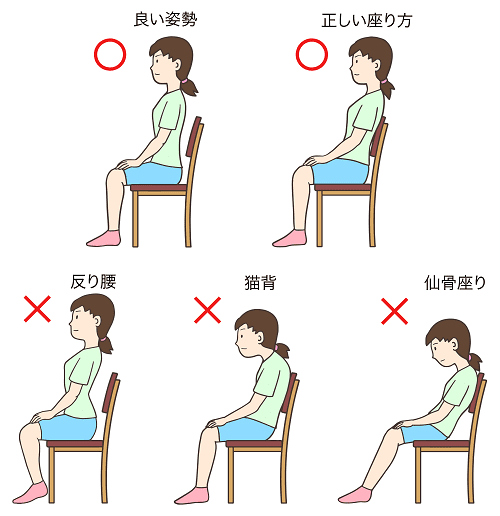 座る姿勢を気を付けて坐骨神経痛を改善しましょう